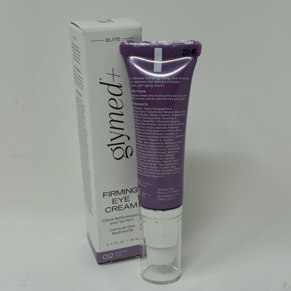 GlyMed Plus Firming Eye Cream .3 Oz Anti Aging Hydrating Wrinkles New $68 - Picture 2 of 7
